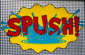 SPLISH! Carved & Painted Sign