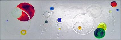 Sculptural Cast Glass Panel
